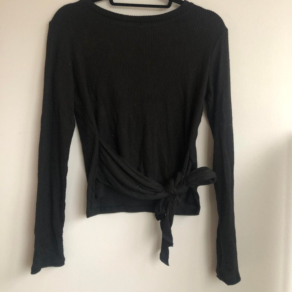 NWT ZARA Knotted Soft Touch Top